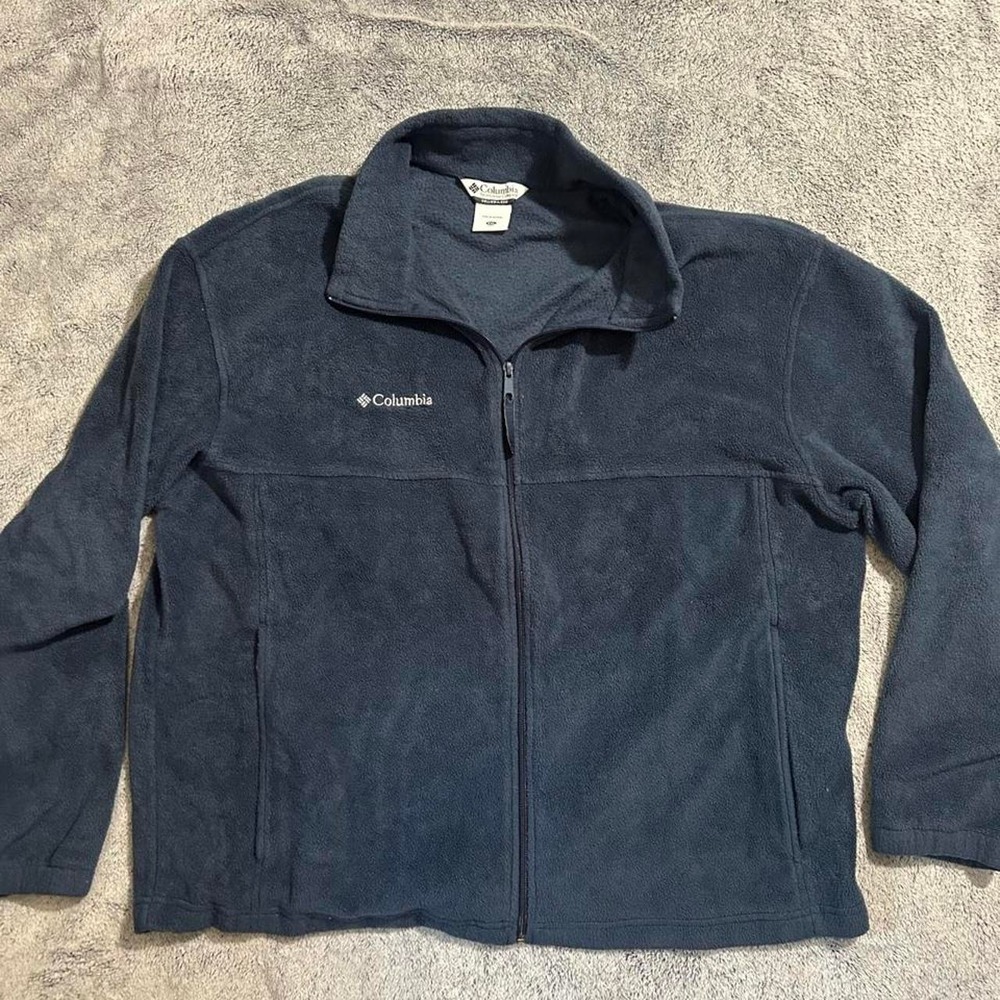 Columbia navy blue fleece jacket Size XXL